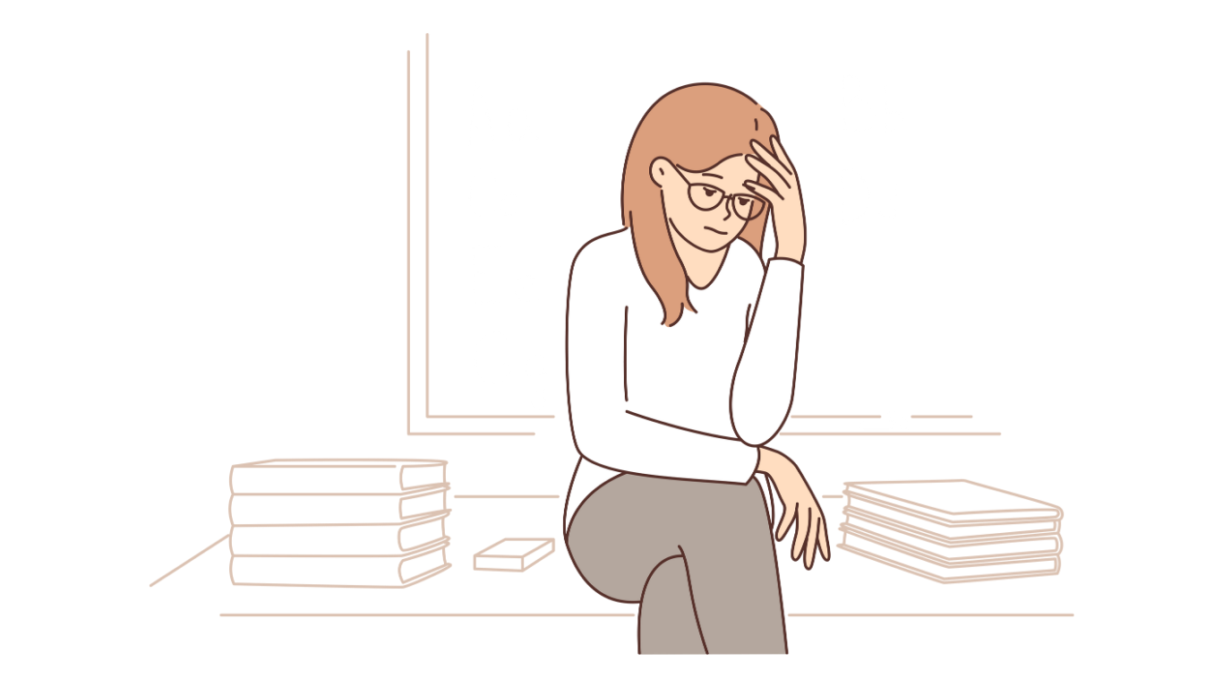 悩んでいる女性
